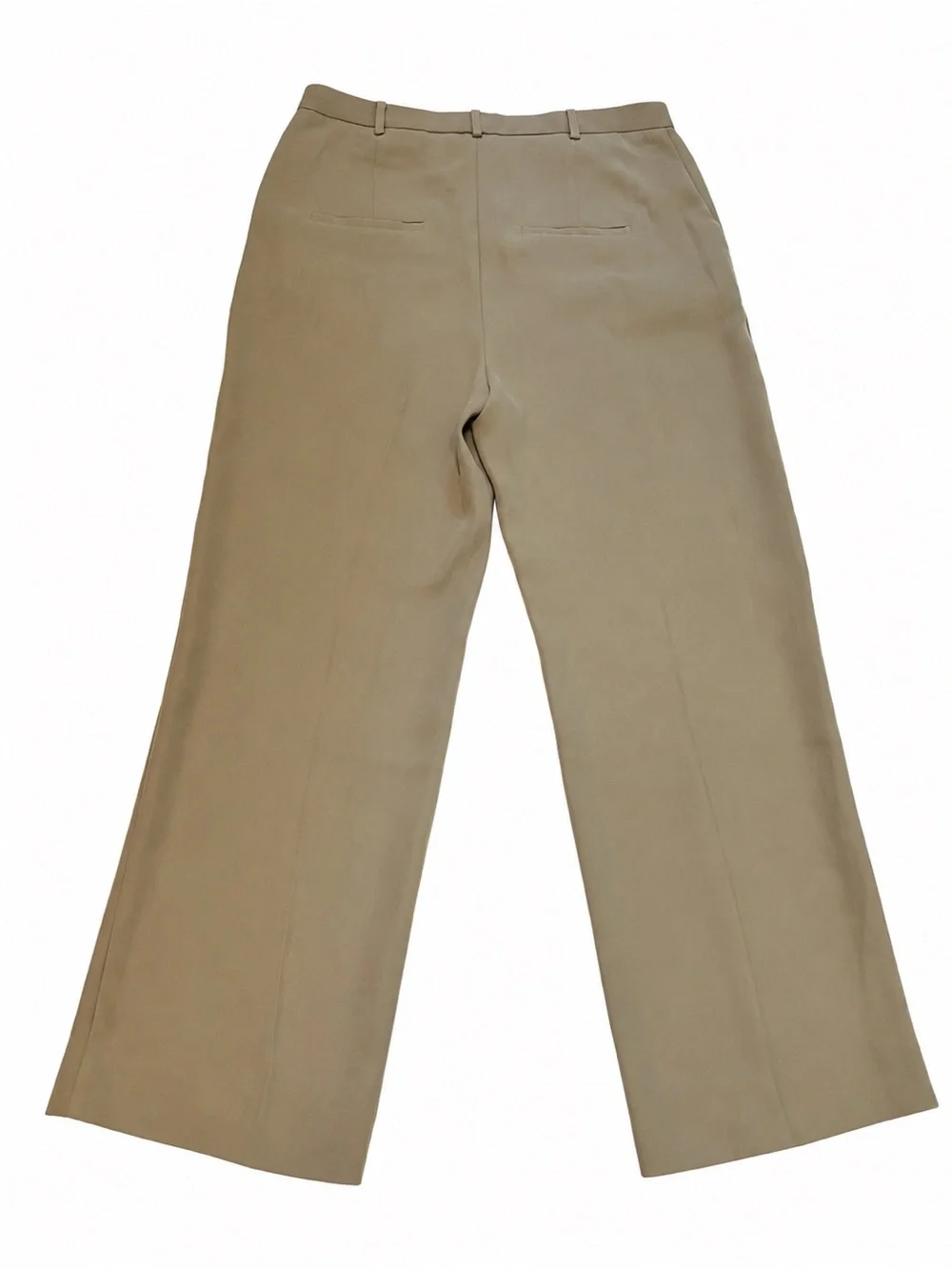 Mango Wide-Leg Pants in Khaki Green - Picture 2 of 5